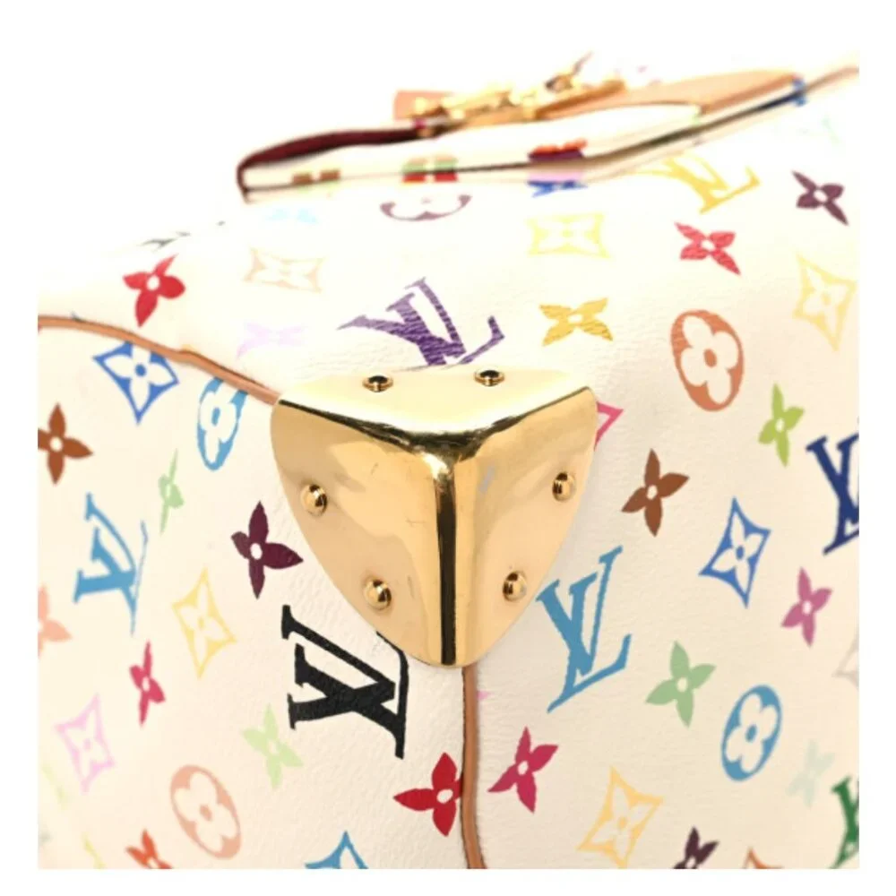 Louis Vuitton Multi Color Monogram Speedy 30 White - Picture 7 of 14